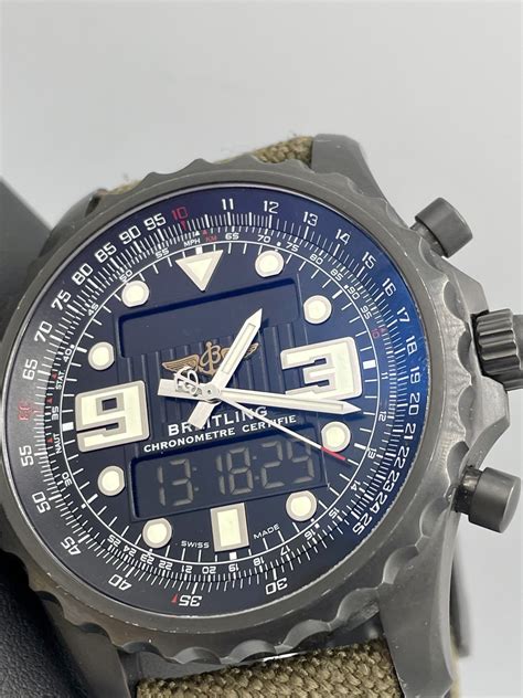 breitling chronospace limited edition black|Breitling chronometre aerospace watch.